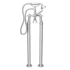 Regent Traditional Freestanding Bath Shower Mixer - Chrome 13 Regent Traditional Freestanding Bath Shower Mixer - Chrome -Wall Mounted Taps Sales Store REG002SP nd4 460