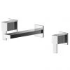 Nuie Sanford Chrome 3TH Wall Mounted Basin Mixer - SAN317 -Wall Mounted Taps Sales Store SAN317 P