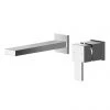 Nuie Sanford Chrome 2TH Wall Mounted Basin Mixer - SAN381 -Wall Mounted Taps Sales Store SAN381 P