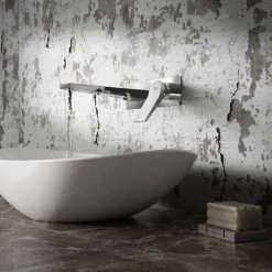 Hudson Reed Soar Wall Mounted Single Lever Basin Mixer - SOA328 -Wall Mounted Taps Sales Store SOA328 D2N 460