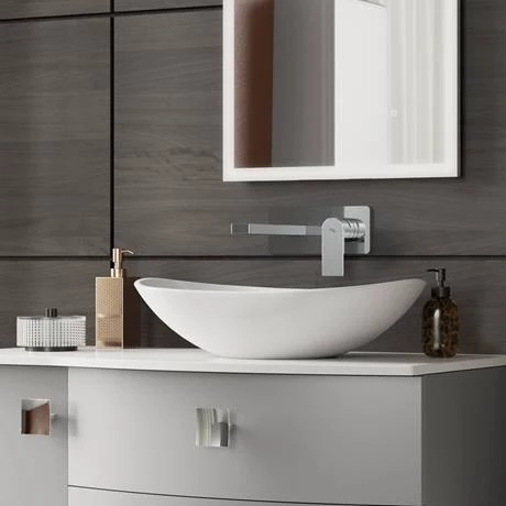 Hudson Reed Sottile Wall Mounted Single Lever Basin Mixer - SOT328 5 Hudson Reed Sottile Wall Mounted Single Lever Basin Mixer - SOT328 - Image 3