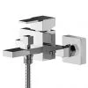 Asquiths Revival Wall Mounted Bath Shower Mixer with Shower Kit - TAC5127