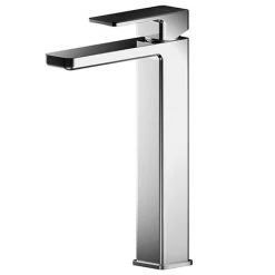 Asquiths Tranquil Tall Mono Basin Mixer With Push-Button Waste - TAD5109