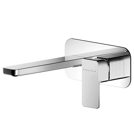 Asquiths Tranquil Wall Mounted Basin Mixer (2TH) With Backplate - TAD5113 3 Asquiths Tranquil Wall Mounted Basin Mixer (2TH) With Backplate - TAD5113
