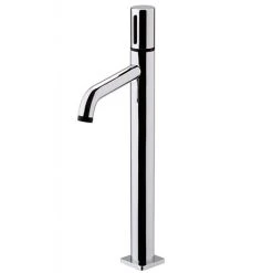 Venice Modern Round Tall Basin Mixer Tap - Chrome