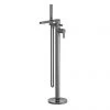 Venice Giro Gunmetal Grey Freestanding Bath Shower Mixer -Wall Mounted Taps Sales Store VEN721G P