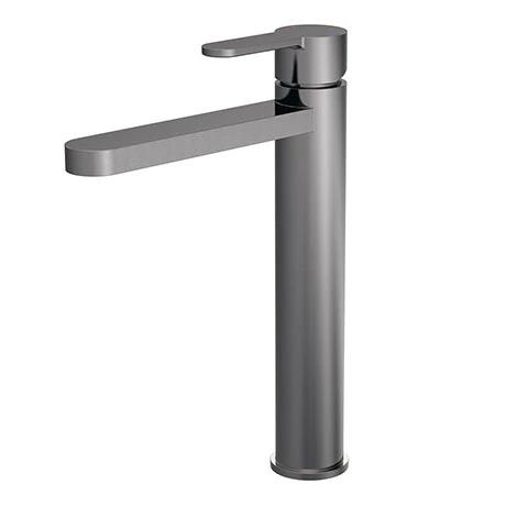 Venice Giro Gunmetal Grey High Rise Mono Basin Mixer 3 Venice Giro Gunmetal Grey High Rise Mono Basin Mixer