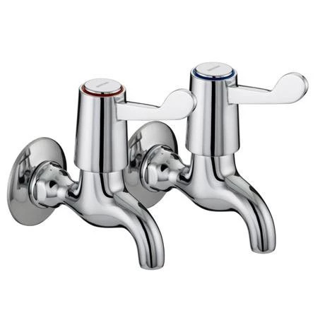 Bristan - Value Lever Bib Taps - Chrome Plated w/ Ceramic Disc Valves - VAL-BIB-C-CD 3 Bristan - Value Lever Bib Taps - Chrome Plated w/ Ceramic Disc Valves - VAL-BIB-C-CD