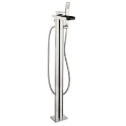 Crosswater - Water Square Floor Mounted Freestanding Bath Shower Mixer - WS415FC